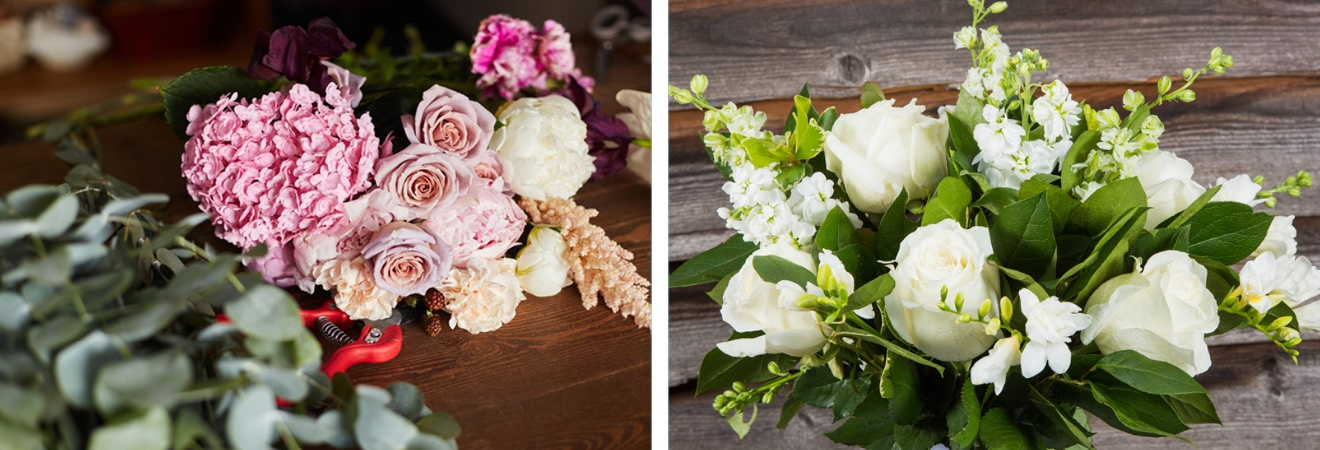 Seasonal bouquets from Hannah Simons in Wigan offering same-day delivery